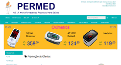 Desktop Screenshot of permed.com.br